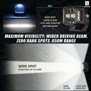 Deadtree Hawkeye 5" Fog Lights Pair (F996DZ-5)