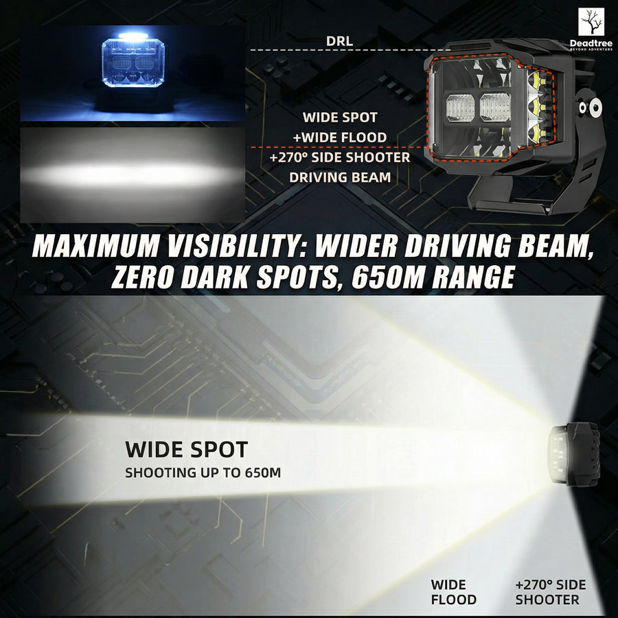 Deadtree Hawkeye 5" Fog Lights Pair (F996DZ-5)