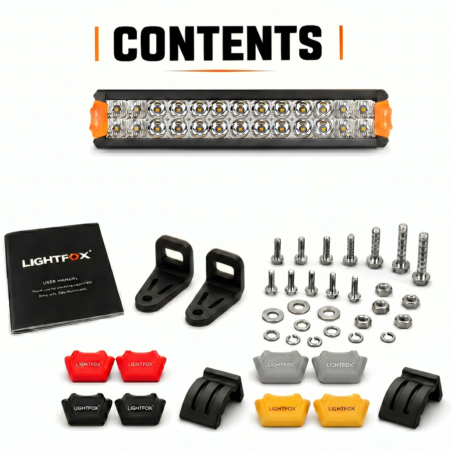 Lightfox 12" Double Row LED Light Bar (LF-LB-12DR)