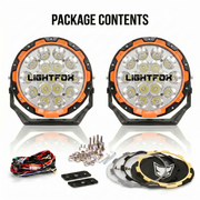 Lightfox 7" LED Driving Spot Light (LF-DL7-PF*2)