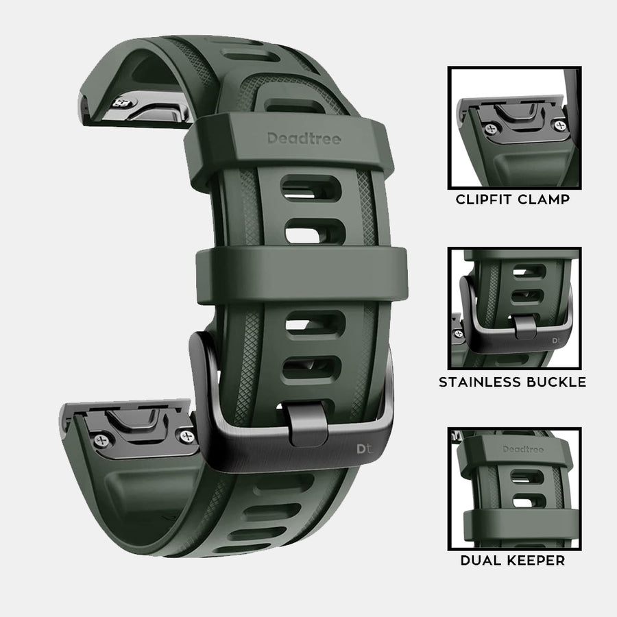 Deadtree Nomad 20mm Garmin Compatible Watch Strap