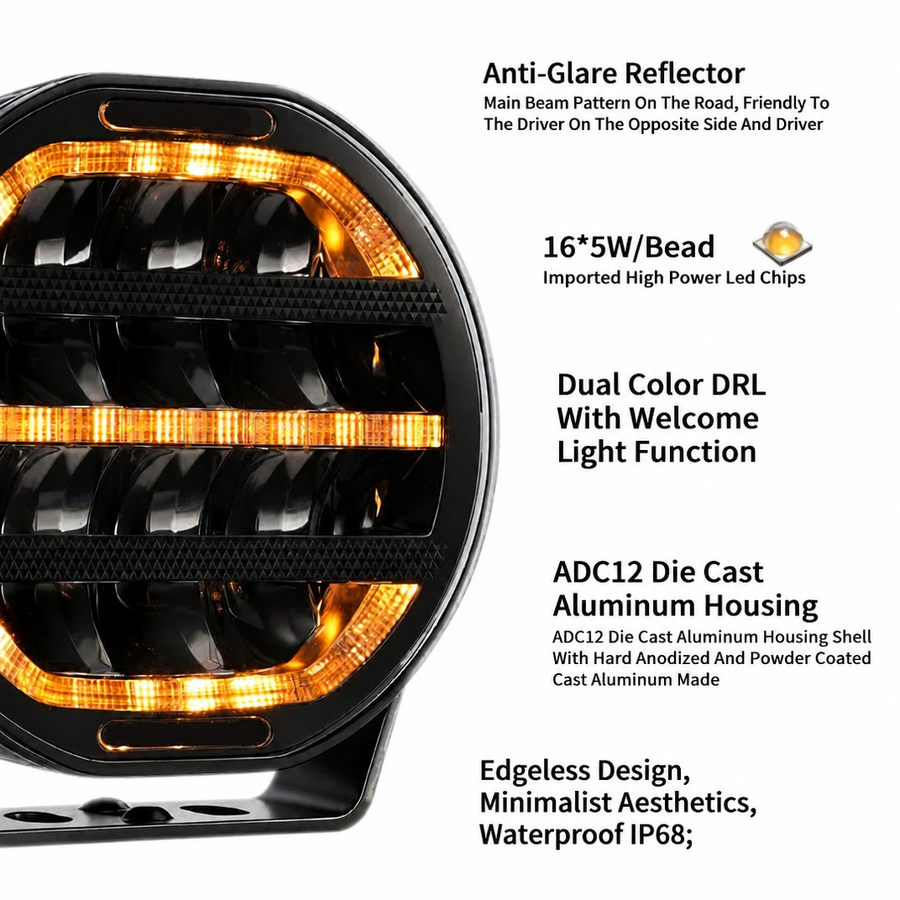 Deadtree NightFox 7" Spotlights (JG901)