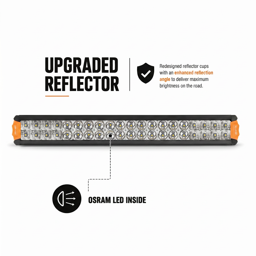 Lightfox 20" Double Row LED Light Bar (LF-LB-20DR)