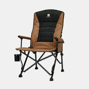 Deadtree Deluxe Reclining Folding Camping Chair with Padding (Brown)