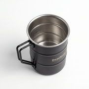 Deadtree Stainless Steel Bushmug 450ml  (Black)