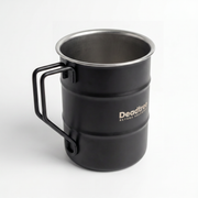 Deadtree Stainless Steel Bushmug 450ml  (Black)
