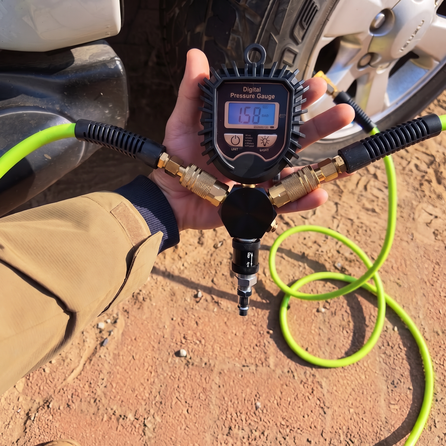 Deadtree Splitter Digital Inflator/Deflator Hose Kit (2 Wheel)