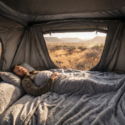 San Hima Jervis Waterproof Hardshell Rooftop Tent with Ladder