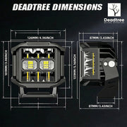 Deadtree Hawkeye 5" Fog Lights Pair (F996DZ-5)