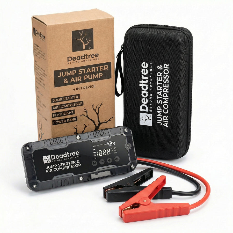 Deadtree Car Battery Booster Pack (4 in 1)