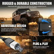 Deadtree Apex 4" Fog Lights Pair with DRL (ALO-W-4-R12T3)