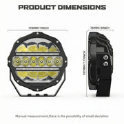 Deadtree 7'' LED 4x4 Spotlights (D090-C)