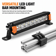 Lightfox 2x8'' Single Row LED Light Bar (LF-LB-8SR)