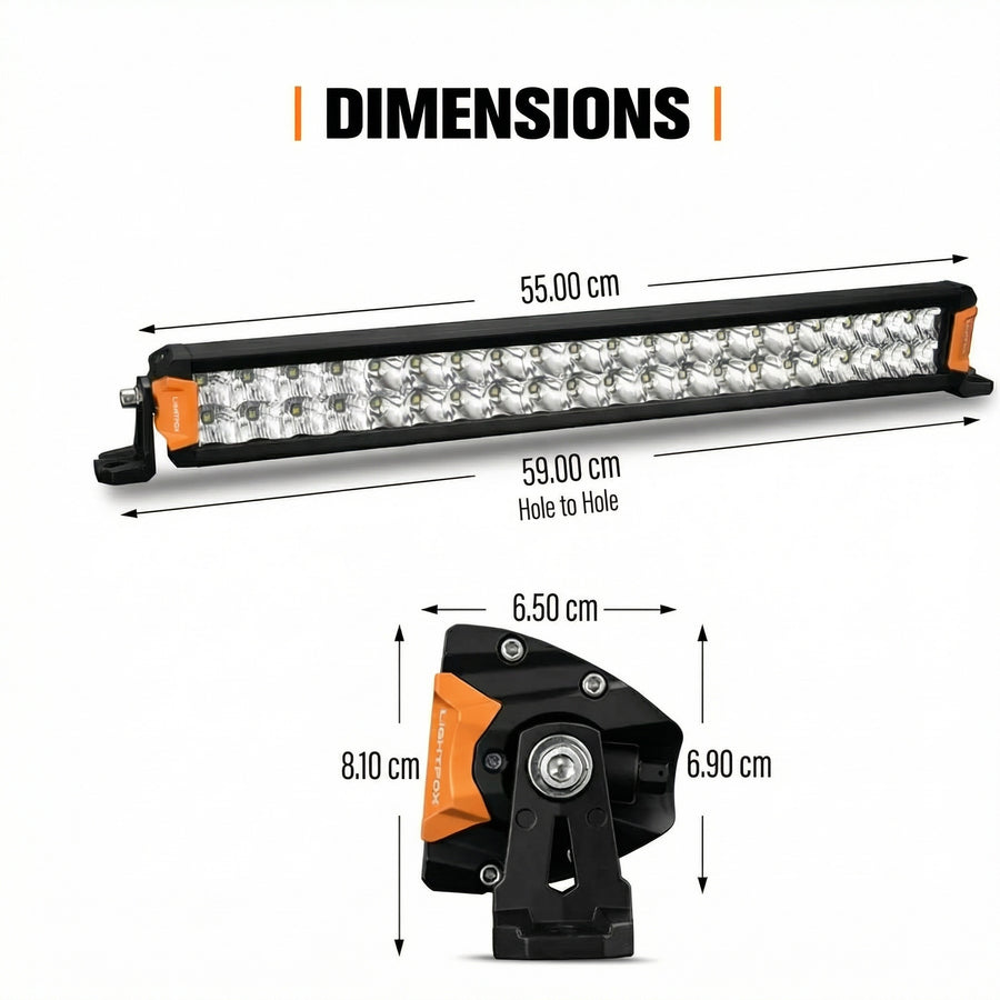 Lightfox 20" Double Row LED Light Bar (LF-LB-20DR)