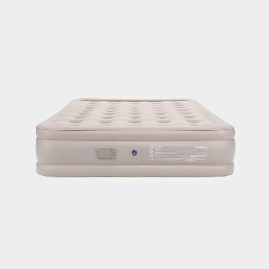Inflatable Double Mattress With Built In Rechargeable Pump