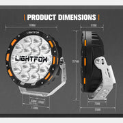 Lightfox 7" LED Driving Spot Light (DL-LED3-LF-UFA*2)