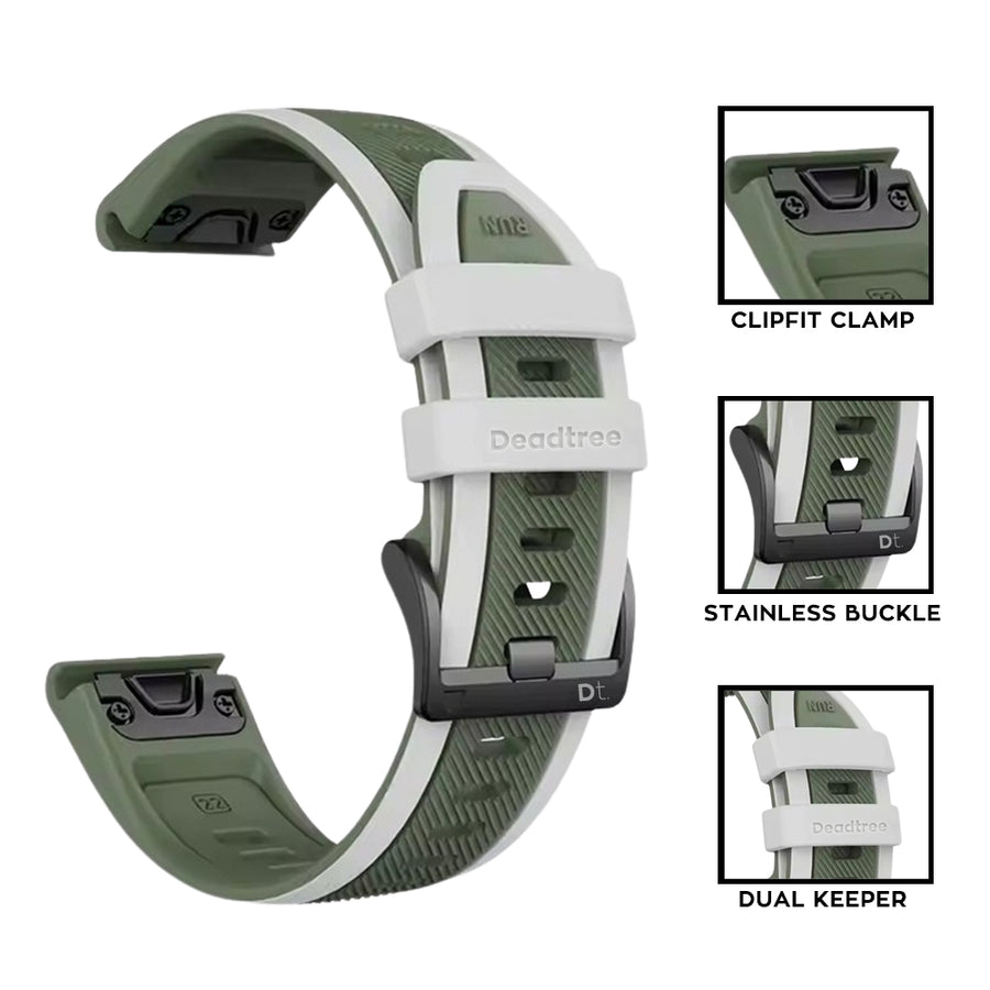 Deadtree Dual Track 26mm Watch Strap for Garmin