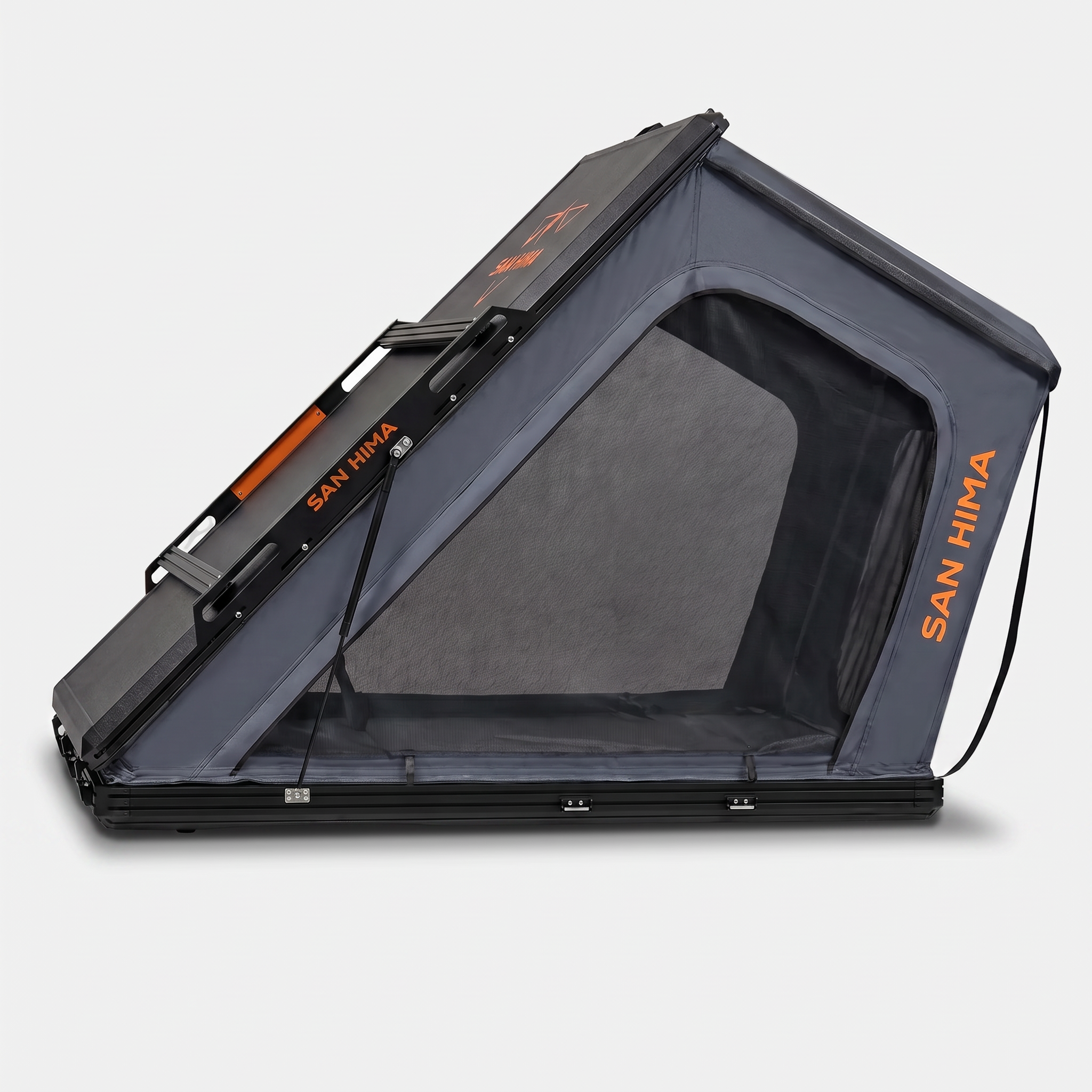 San Hima Kalbarri Gen 2 Hardshell Roof Top Tent with Ladder product shot with drop shadow