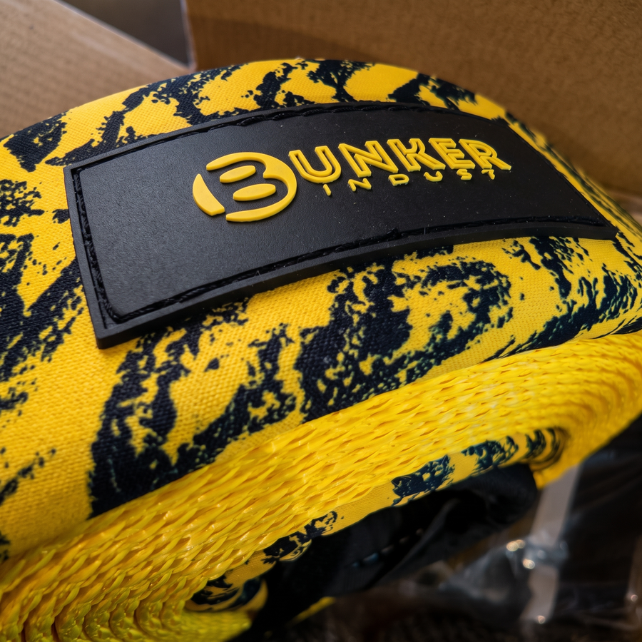 Bunker 20ft Recovery Straps + Pair 3/4 D Ring Shackles + Bag