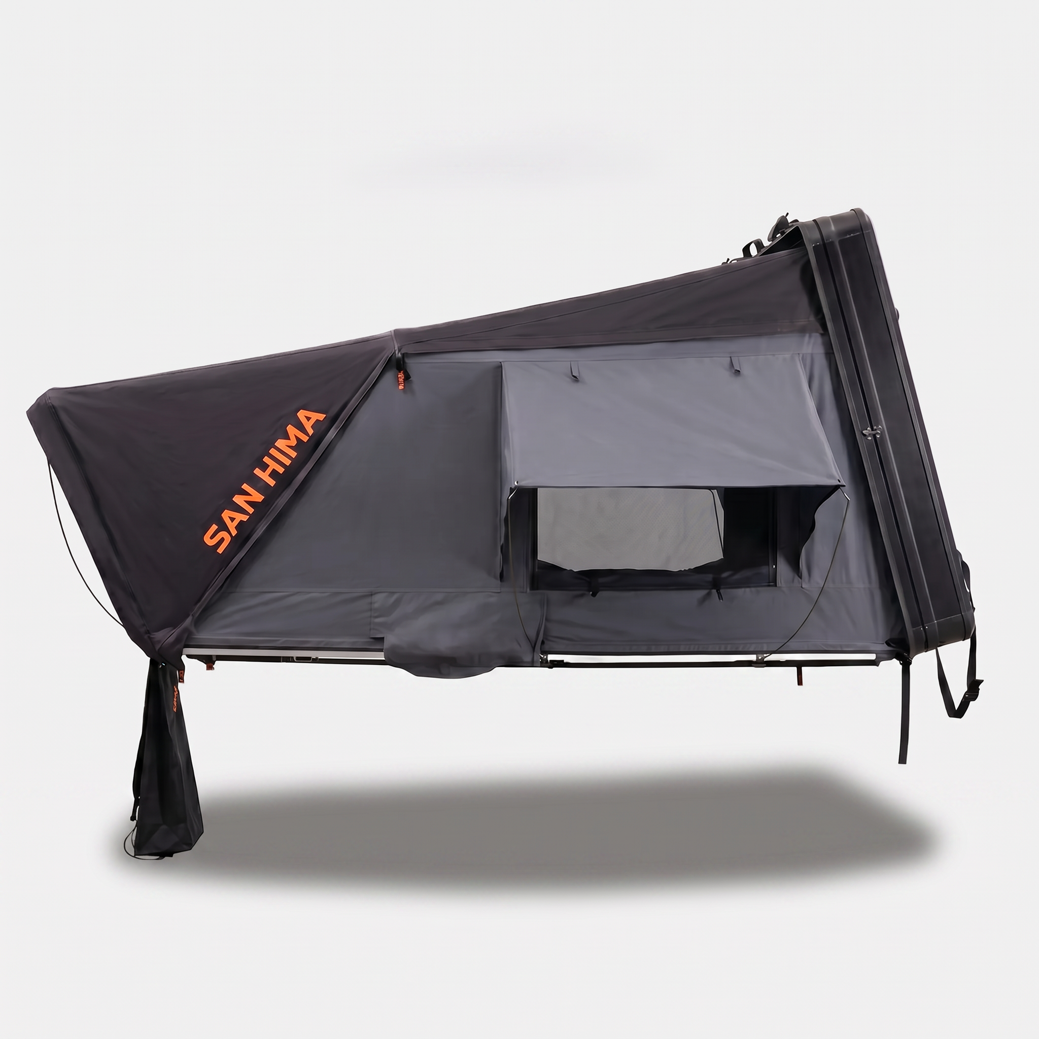 San Hima Jervis Waterproof Hardshell Rooftop Tent with Ladder product shot with drop shadow