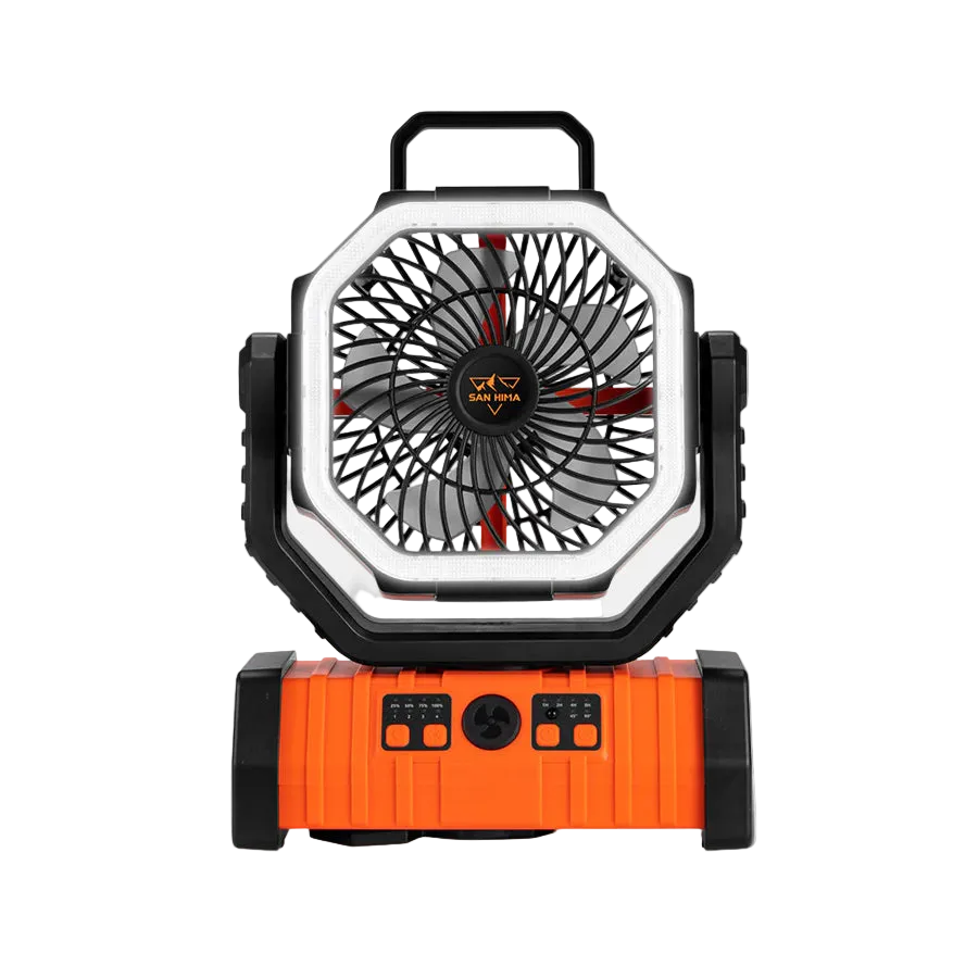 San Hima 20000 mAh Portable LED Camping Fan with Powerbank