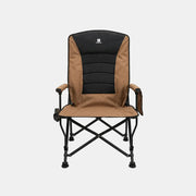 Deadtree Deluxe Reclining Folding Camping Chair with Padding (Brown)