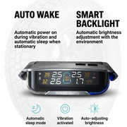 Wireless 4 Wheel External Tyre Pressure Sensors