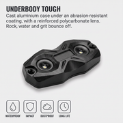 Lightfox RGBW LED Rock Lights - 4 Pack (LF-RL-RGBWx4-VOR)