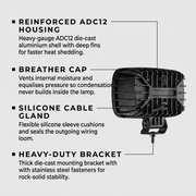 Deadtree Xforce 9" Spotlights (D959)