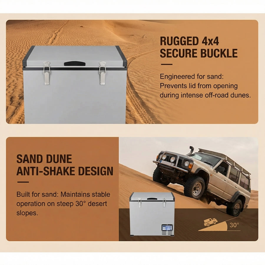 Deadtree Glacier 12V Portable Refrigerator Car Fridge - 60L