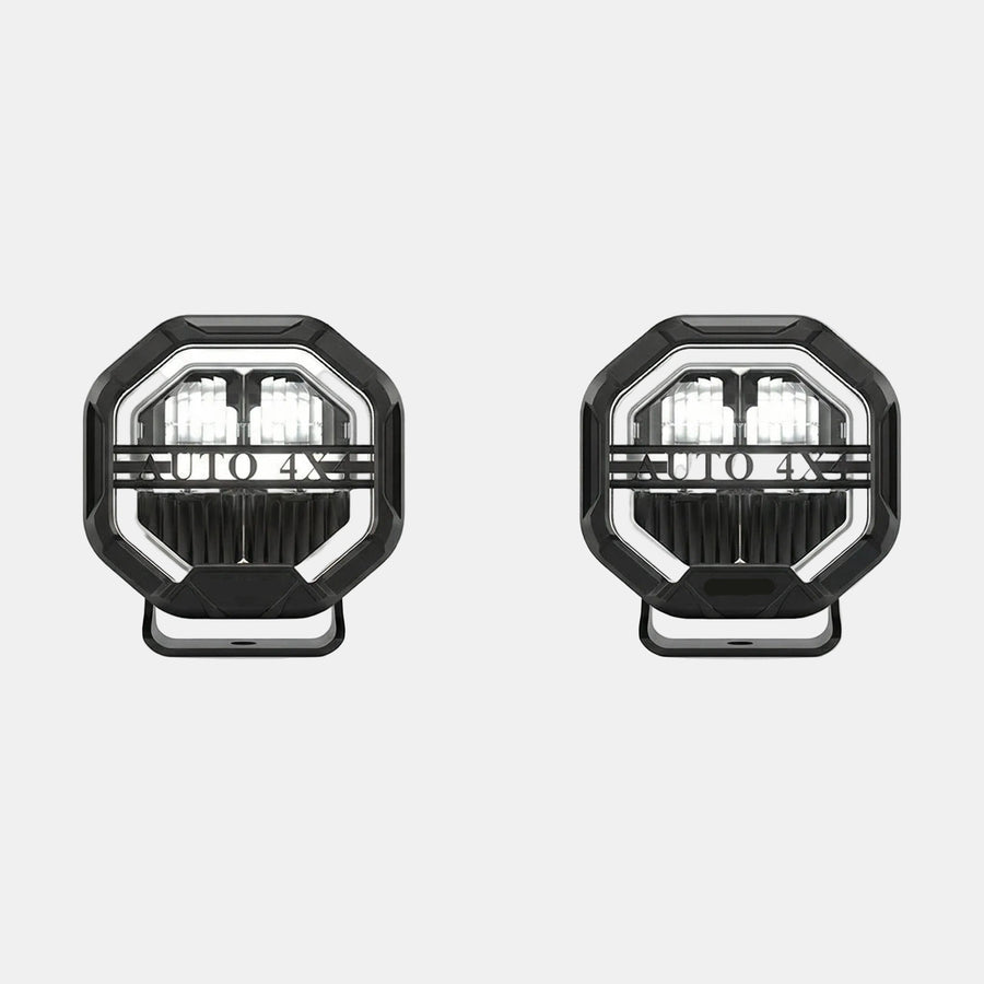Deadtree Apex 4" Fog Lights Pair with DRL (ALO-W-4-R12T3)