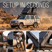 San Hima Kalbarri Gen 2 Hardshell Roof Top Tent With Ladder