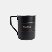 Deadtree Stainless Steel Bushmug 450ml  (Black)