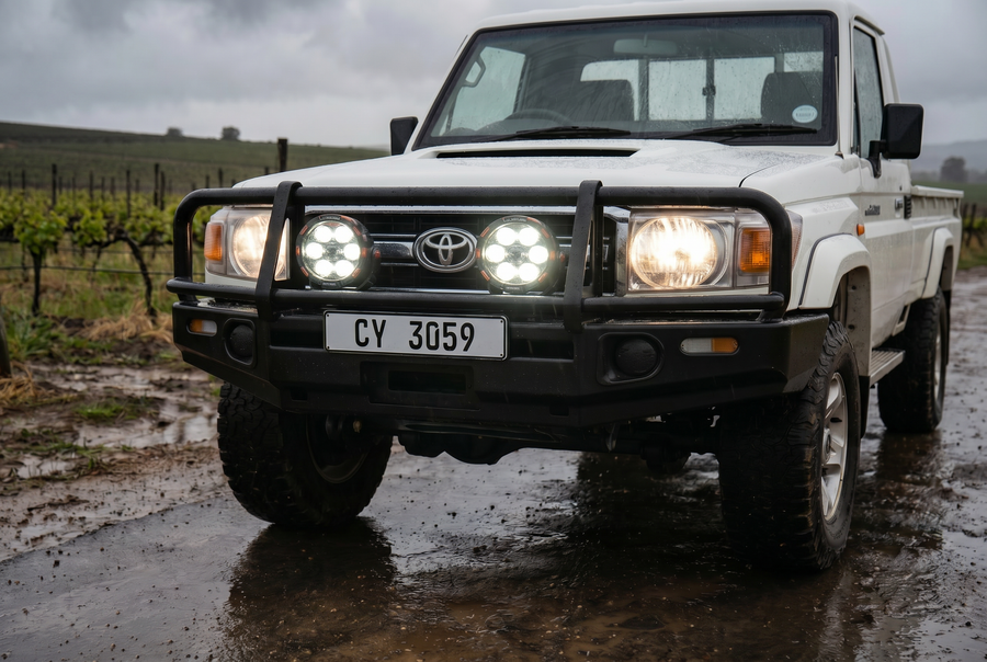 Lightfox 9" LASER LED Driving Spot Light (LF-DL-9LAS*2)