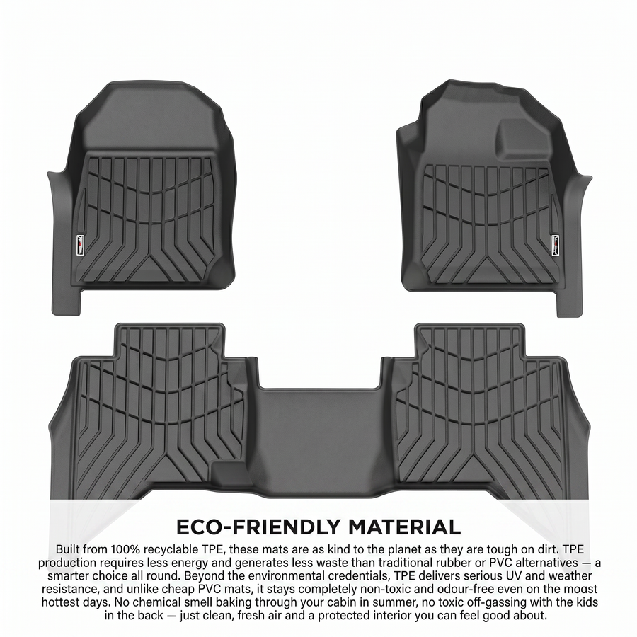 Kiwi Master 3D TPE Car Floor Mat (Isuzu D-Max Dual Cab) 2021+