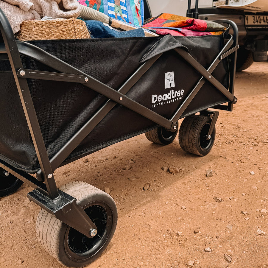 Deadtree Rover wagon wide all-terrain wheels