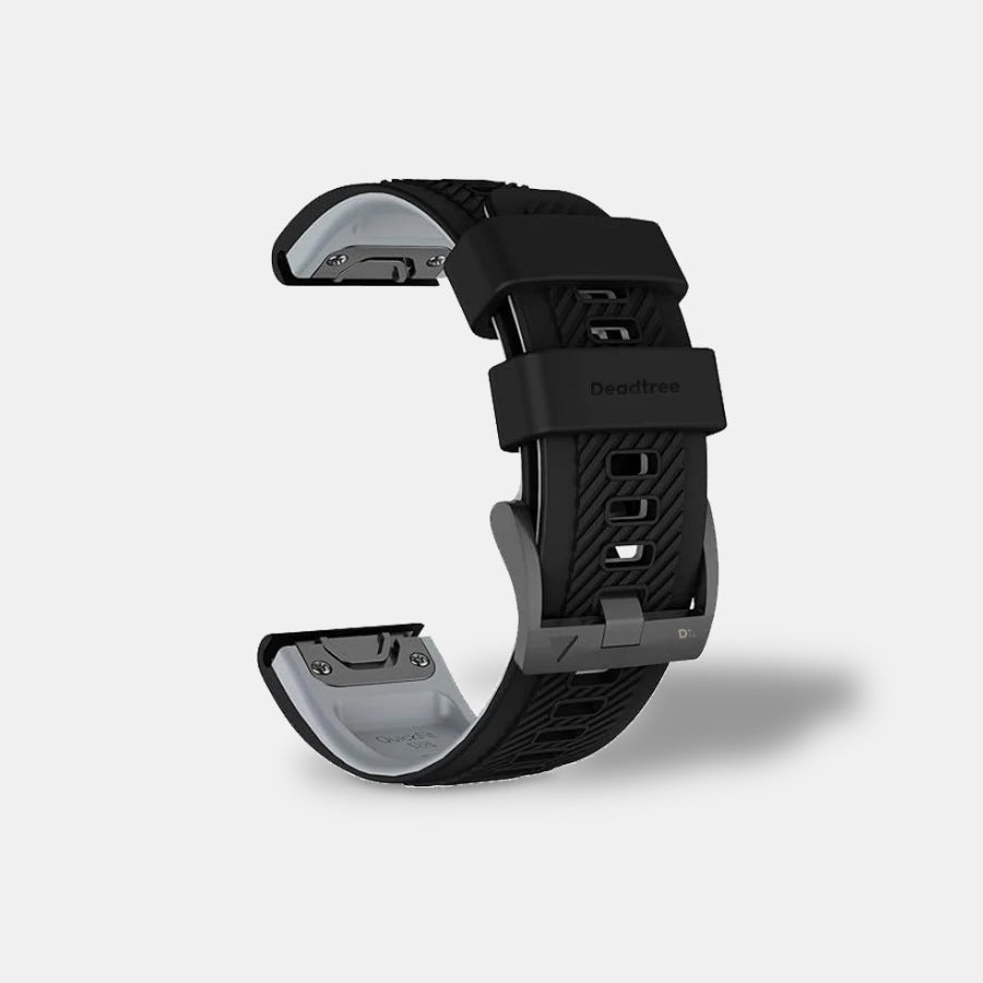 Deadtree Crest watch strap – Black Grey