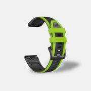 Deadtree Dual Track watch strap – Black Lime