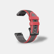 Deadtree Dual Track watch strap – Grey Red