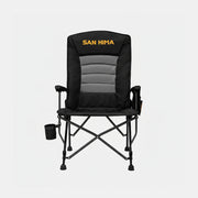 San Hima Folding Camping Chair Thick Padding Recliner