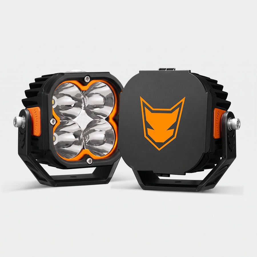 Lightfox 5" LED Pod Lights (LF-PL5-ORG-LED)
